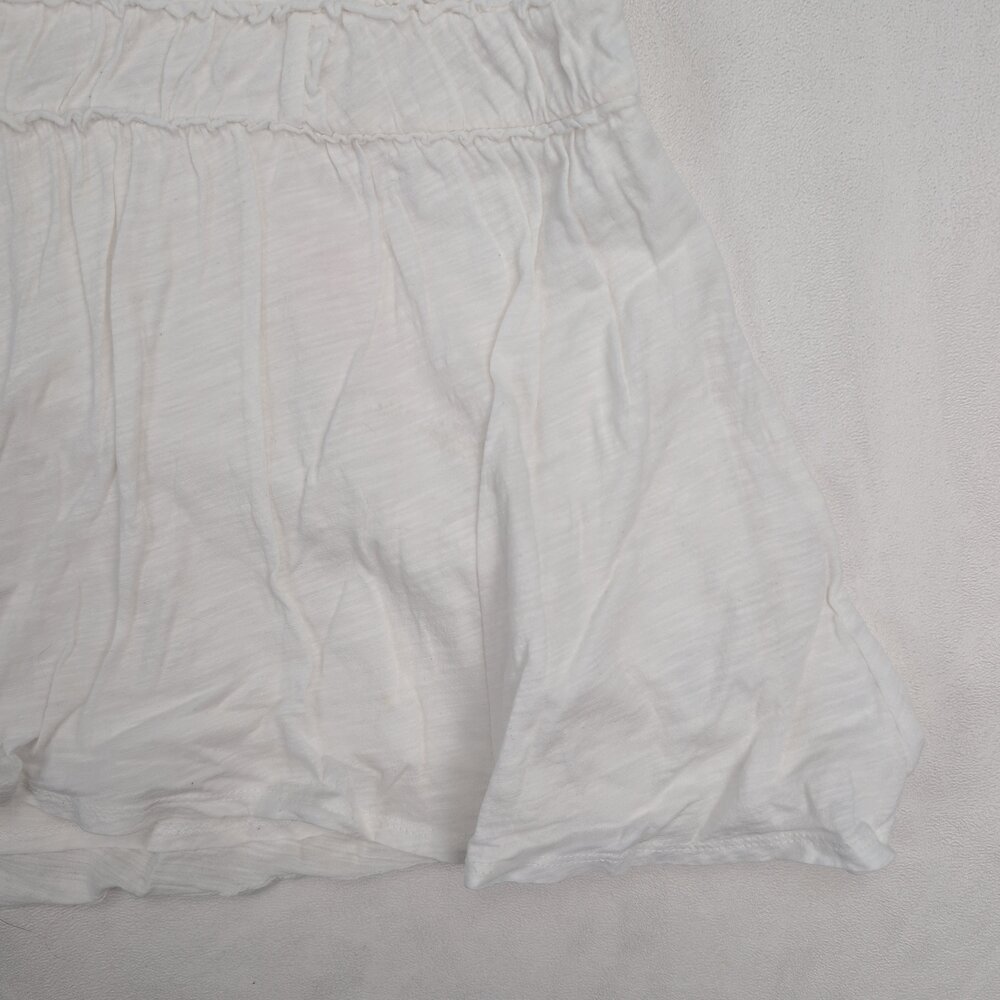 Rio Rao White Ruched Scoop-Neck Tank Top S - Picture 6 of 12